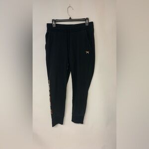 Victoria Secret Pink Jogging Pants  Sequins Loungewear Athleisure Womens SZ L
